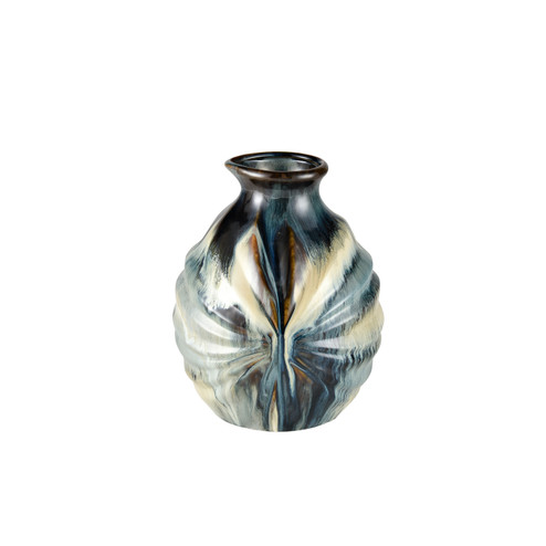 Kelly Vase in Blue Reactive (45|S0017-8958)