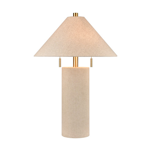 Blythe Two Light Table Lamp in Oatmeal (45|H0019-10338)