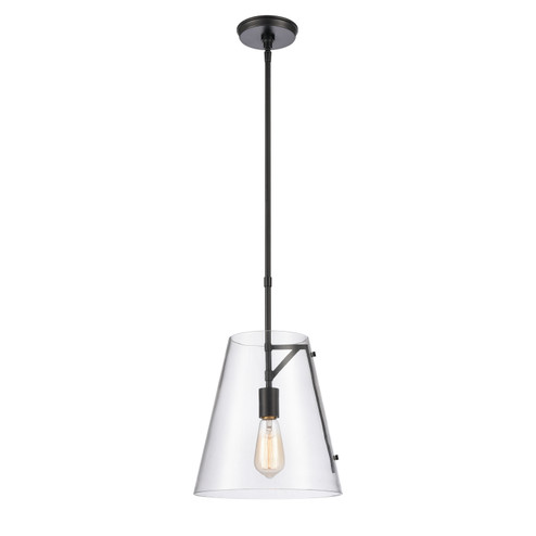 Trustle One Light Pendant in Matte Black (45|82156/1)