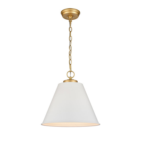 Vellus One Light Pendant in Matte White (45|68174/1)