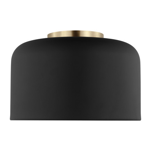 Malone One Light Flush Mount in Midnight Black (454|7505401-112)