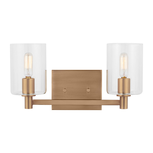 Fullton Two Light Bath Vanity in Satin Brass (454|4464202-848)