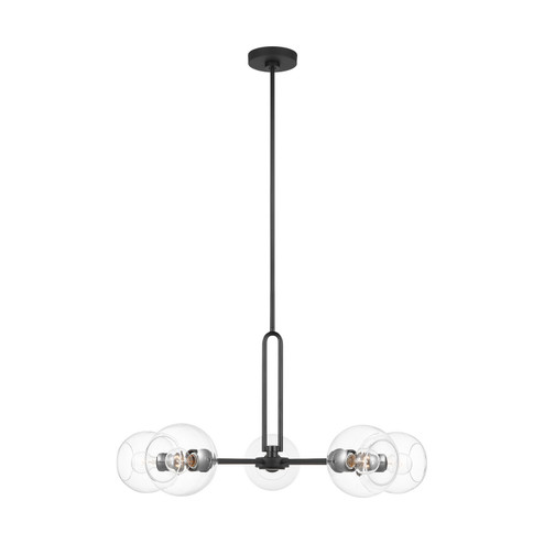 Codyn Five Light Chandelier in Midnight Black (454|3255705-112)