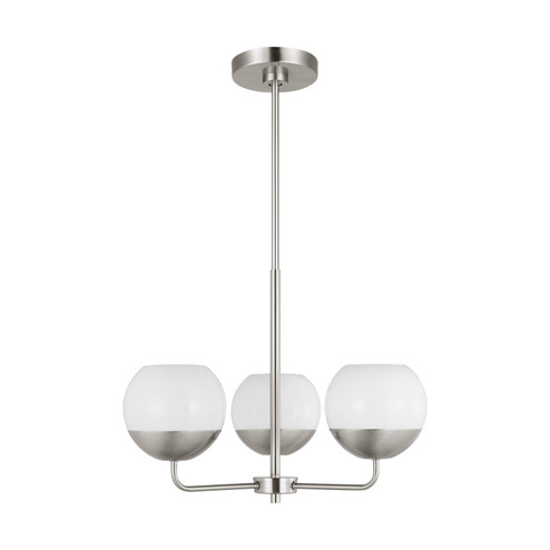 Alvin Three Light Chandelier in Brushed Nickel (454|3168103-962)