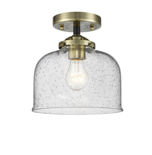 Nouveau LED Semi-Flush Mount in Black Antique Brass (405|284-1C-BAB-G74-LED)