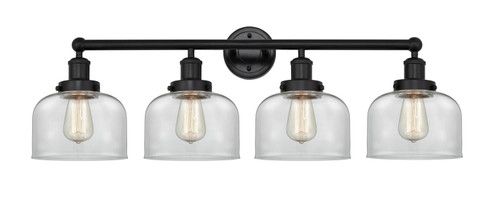 Edison Four Light Bath Vanity in Matte Black (405|616-4W-BK-G72)