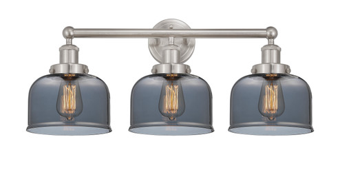 Edison Three Light Bath Vanity in Brushed Satin Nickel (405|616-3W-SN-G73)