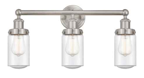 Edison Three Light Bath Vanity in Brushed Satin Nickel (405|616-3W-SN-G314)