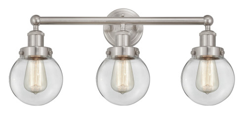 Edison Three Light Bath Vanity in Brushed Satin Nickel (405|616-3W-SN-G202-6)