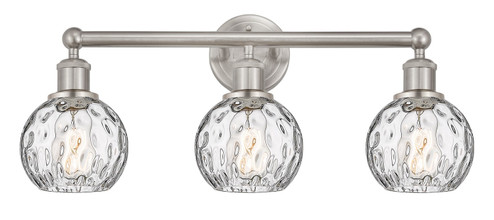 Edison Three Light Bath Vanity in Brushed Satin Nickel (405|616-3W-SN-G1215-6)