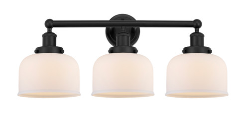Edison Three Light Bath Vanity in Matte Black (405|616-3W-BK-G71)