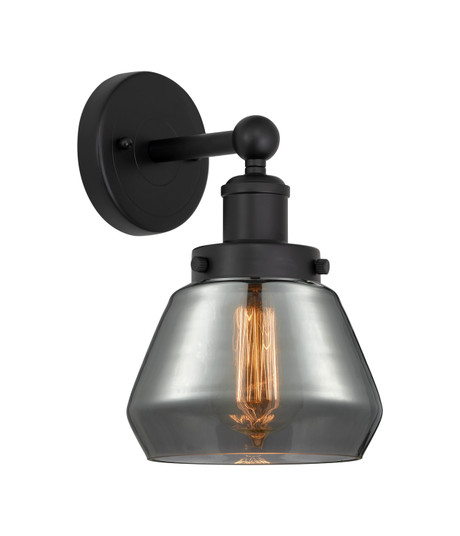 Edison One Light Wall Sconce in Matte Black (405|616-1W-BK-G173)
