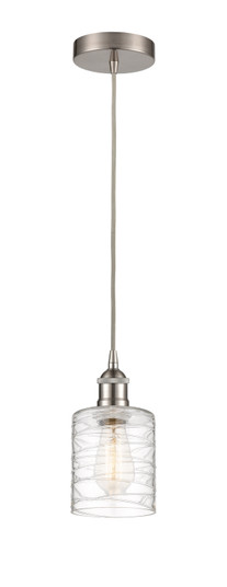 Edison One Light Mini Pendant in Brushed Satin Nickel (405|616-1P-SN-G1113)