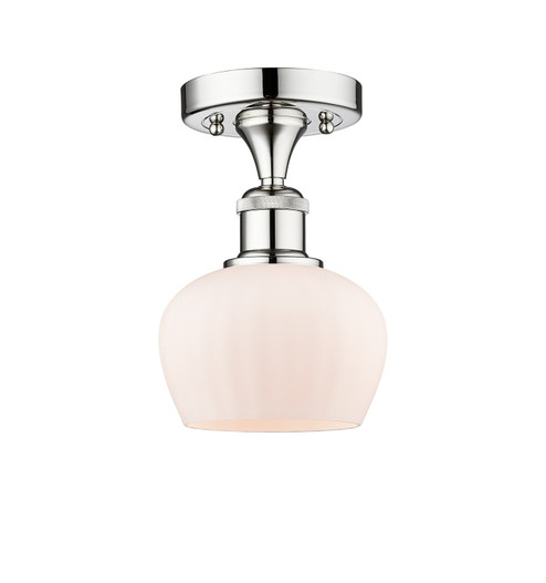 Edison One Light Semi-Flush Mount in Polished Chrome (405|616-1F-PC-G91)