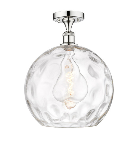 Edison One Light Semi-Flush Mount in Polished Chrome (405|616-1F-PC-G1215-14)