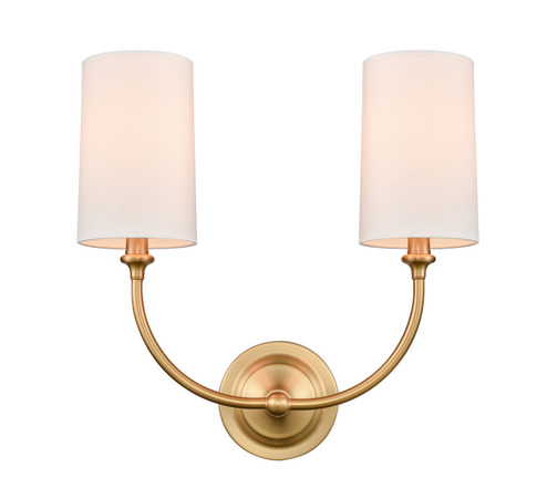 Giselle LED Wall Sconce in Satin Gold (405|372-2W-SG-S1-LED)