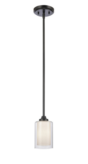 Auralume LED Mini Pendant in Matte Black (405|342-1S-BK-CLW-LED)
