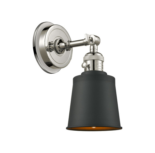 Franklin Restoration One Light Wall Sconce in Matte Black (405|203SWBP-BK)