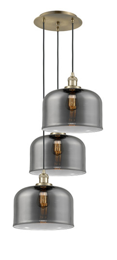 Franklin Restoration Three Light Pendant in Antique Brass (405|113F-3P-AB-G73-L)