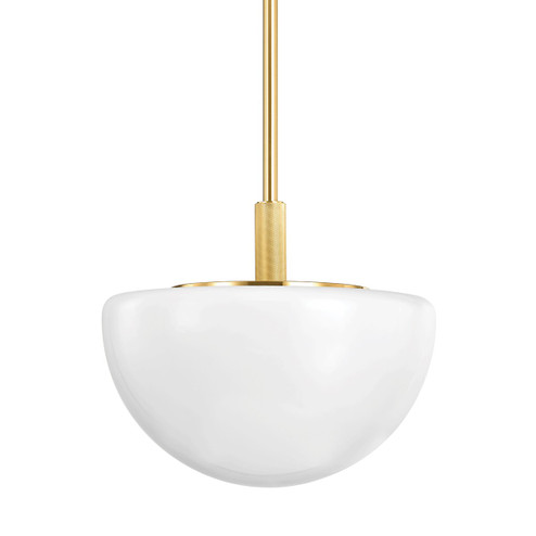Lethbridge One Light Pendant in Aged Brass (70|5919-AGB)