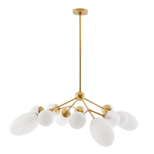 Panella 12 Light Chandelier in Brushed Brass (314|89653)