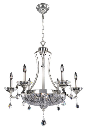 Orecchini Nine Light Chandelier in Two Tone Silver (238|028554-017-FR001)