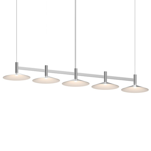 Systema Staccato LED Linear Pendant in Bright Satin Aluminum (69|1785.16-CON)