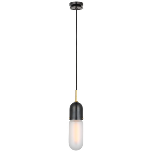 Junio LED Pendant in Bronze and Brass (268|TOB 5645BZ/HAB-FG-1)
