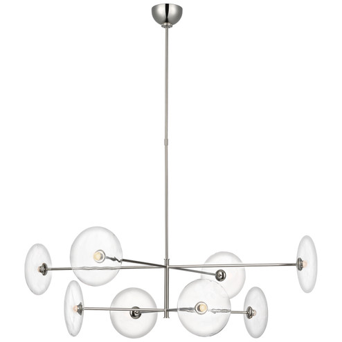 Calvino LED Chandelier in Polished Nickel (268|S 5694PN-CG)