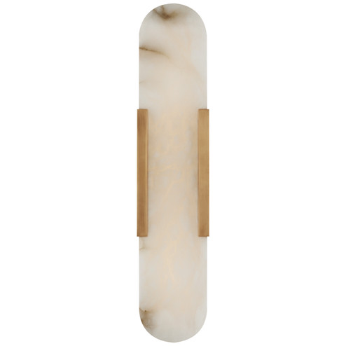 Melange LED Wall Sconce in Antique-Burnished Brass (268|KW 2018AB-ALB)