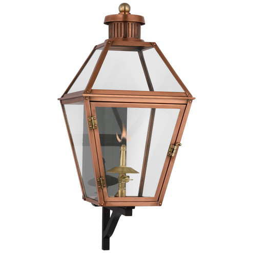 Stratford Gas Gas Wall Lantern in Soft Copper (268|CHO 2455SC-CG)