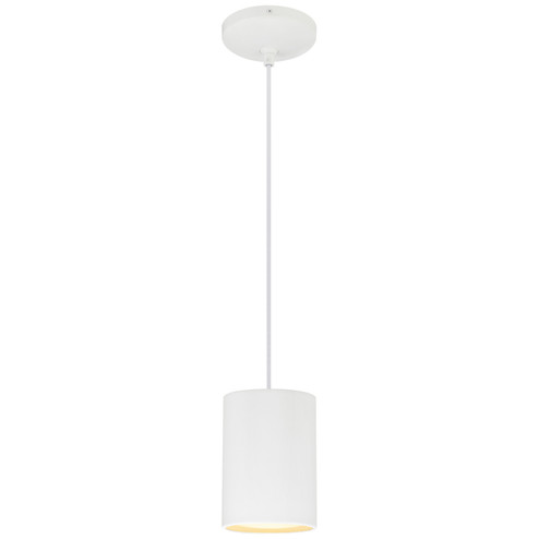 Pilson One Light Pendant in Matte White (18|29000-MWH-C)
