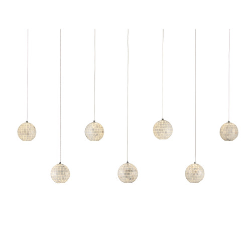 Finhorn Seven Light Pendant in Natural/Silver (142|9000-1061)