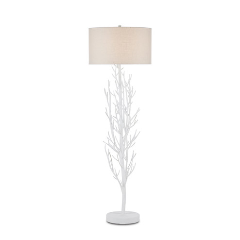 Twig One Light Floor Lamp in Gesso White (142|8000-0128)