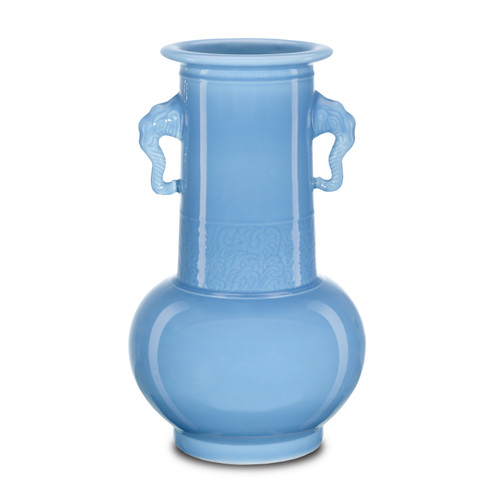 Sky Blue Vase in Lake Blue (142|1200-0608)