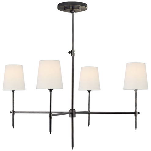 Bryant Four Light Chandelier in Bronze (268|TOB 5003BZ-L)