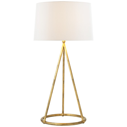 Nina One Light Table Lamp in Gilded Iron (268|TOB 3026GI-L) Nina One Light Table Lamp in Gilded Iron (268|TOB 3026GI-L)