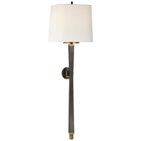 Edie Two Light Wall Sconce in Bronze with Antique Brass (268|TOB 2741BZ/HAB-L)