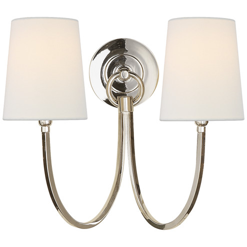 Reed Two Light Wall Sconce in Polished Nickel (268|TOB 2126PN-L)