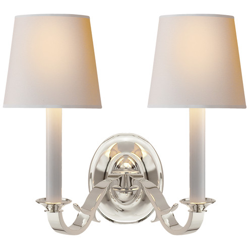 Channing Two Light Wall Sconce in Hand-Rubbed Antique Brass (268|TOB 2121HAB-L)