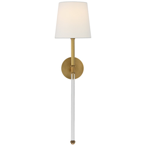 Camille One Light Wall Sconce in Hand-Rubbed Antique Brass (268|SK 2017HAB-L)