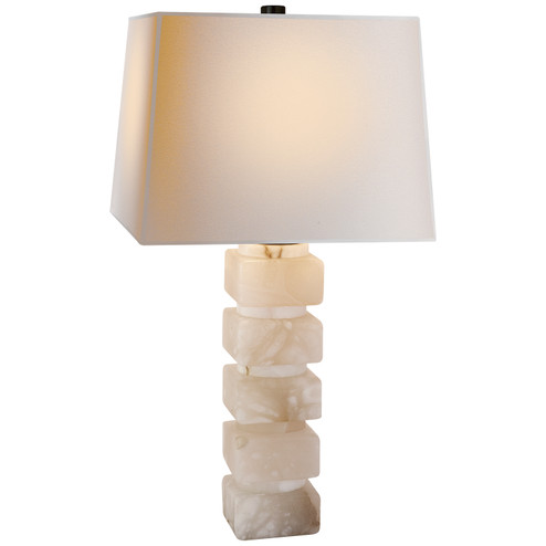 Chunky One Light Table Lamp in Alabaster (268|CHA 8947ALB-L)