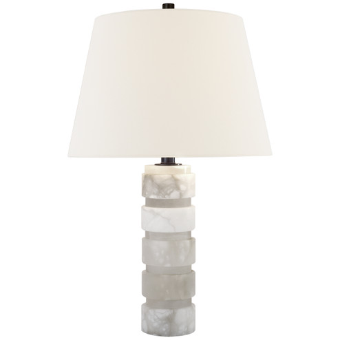 Chunky One Light Table Lamp in Alabaster (268|CHA 8945ALB-L)