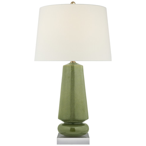 Parisienne One Light Table Lamp in Shellish Kiwi (268|CHA 8670SHK-L)