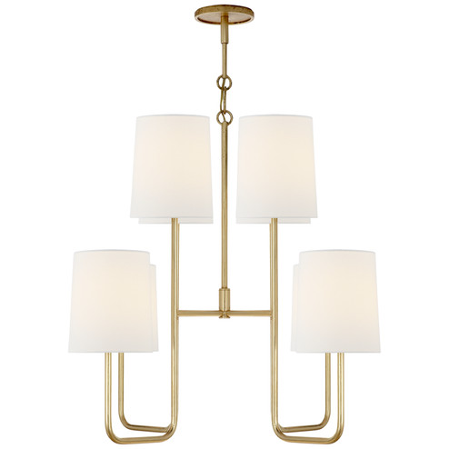Go Lightly Eight Light Chandelier in Gild (268|BBL 5081G-L)
