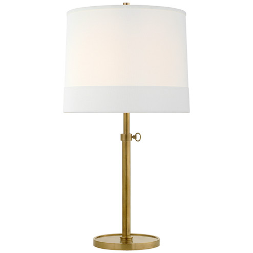 Simple One Light Table Lamp in Soft Brass (268|BBL 3023SB-L)