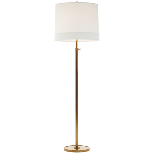 Simple Scallop One Light Floor Lamp in Soft Brass (268|BBL 1023SB-L) Simple Scallop One Light Floor Lamp in Soft Brass (268|BBL 1023SB-L)