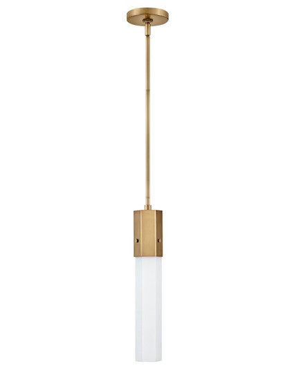 Facet LED Pendant in Heritage Brass (13|45037HB)