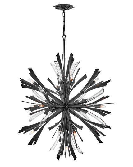 Vida LED Chandelier in Brushed Graphite (138|FR40905BGR)