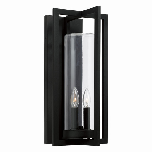 Kent Two Light Outdoor Wall Lantern in Black (65|948221BK)